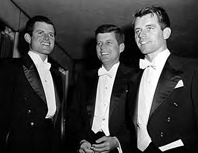 Kennedy Brothers, Ted, Jack and Bobby