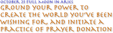 October Aries Full Moon Portal